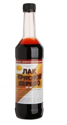 Лак ХВ-784 Красное дерево 0,5 л (Петрохим)