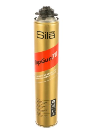 Пена монтажная профессиональная Sila Pro TopGun 70 winter 880 мл