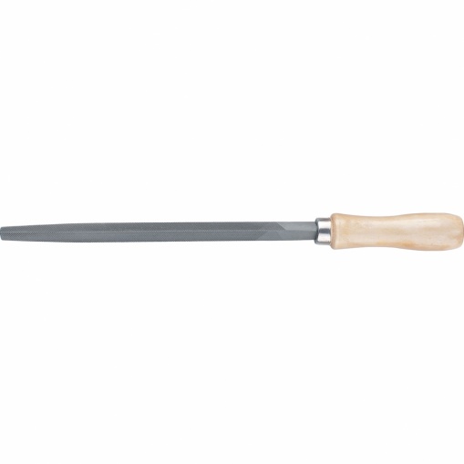 Напильник трехгранный, 150 мм, деревянная ручка