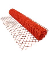 Сетка-рабица 50*50*2,5 (2,0*10м) 20м2 полимерное покрытие Красная