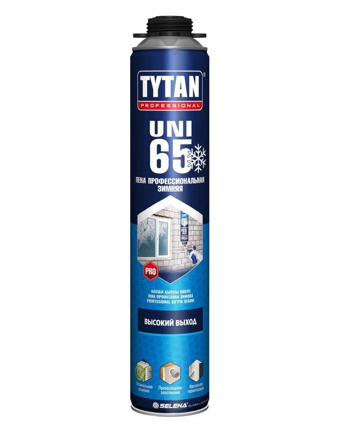 Пена монтажная TYTAN Professional 65 зима -20С 750мл