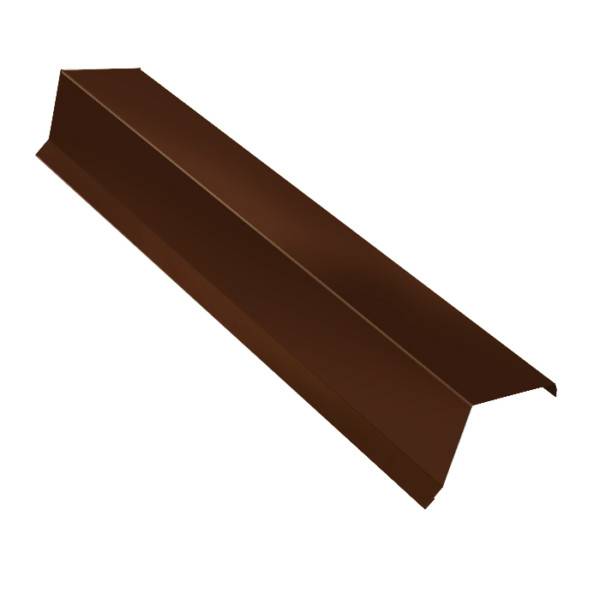 Ветровая планка 120*120*2500 RAL 8017 (шоколад)