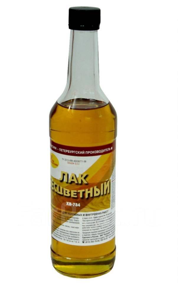 Лак ХВ-784 бесцветный - колеруемый 0,5 л (Петрохим)