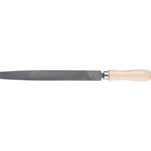 Напильник плоский, 150 мм, деревянная ручка