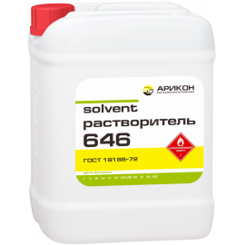 Растворитель АРИКОН Р-646 ТУ 5л, 4 кг