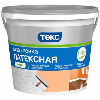 Шпатлевка латексная 1,0кг п/п