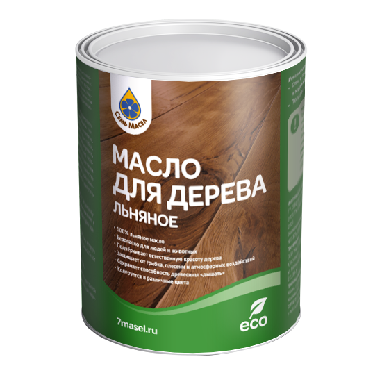 Масло для дерева Льняное 1л (7 масел)