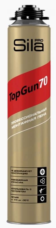 Пена монтажная Sila Pro TopGun 70 880 мл