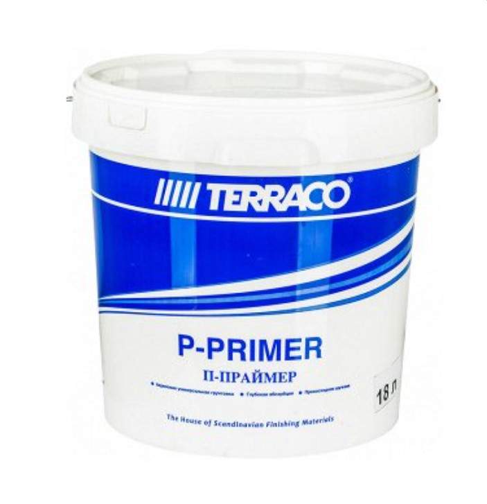 P-PRIMER, 18 л , проникающая грунтовка на акриловой основе 