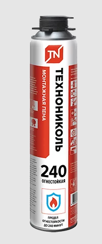 Пена монтажная ТЕХНОНИКОЛЬ 240 PROFESSIONAL огнестойкая