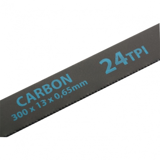 Полотна для ножовки по металлу, 300 мм, 24 TPI, Carbon, 2 шт